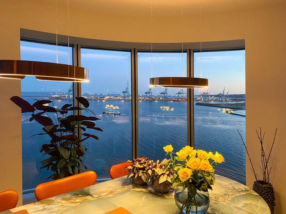 אורהוס Amazing Sea View Apartment מראה חיצוני תמונה