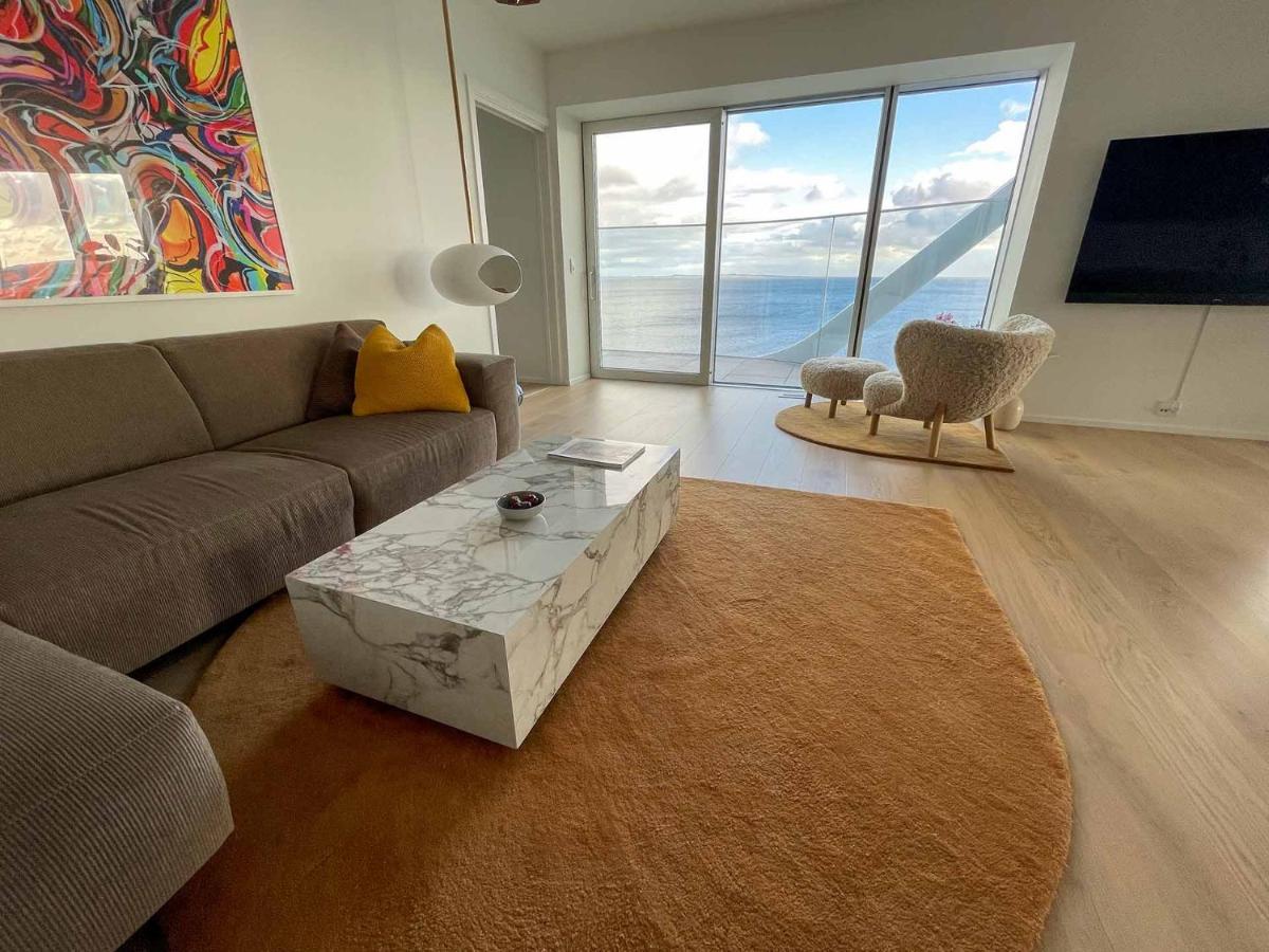 אורהוס Amazing Sea View Apartment מראה חיצוני תמונה