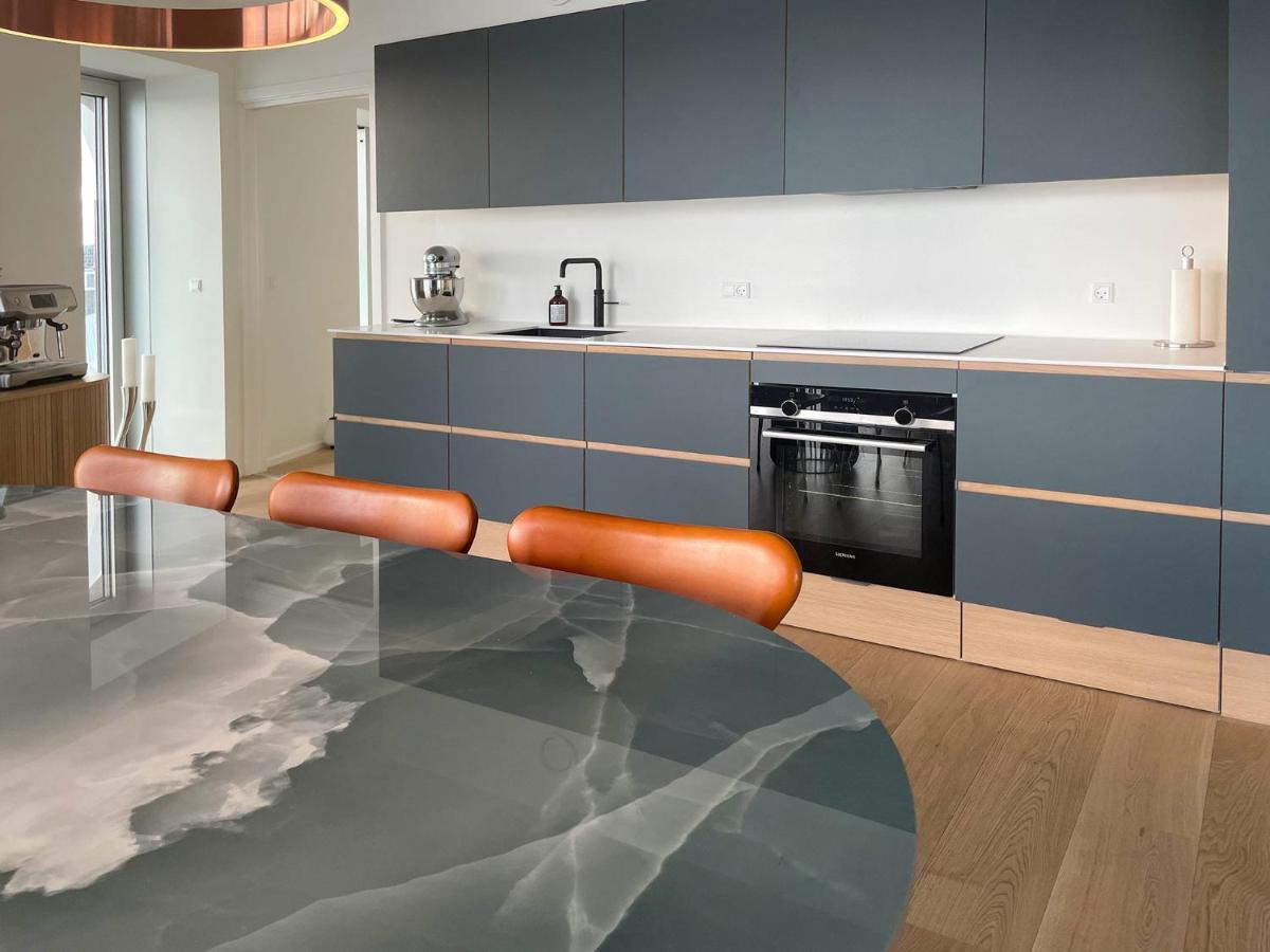 אורהוס Amazing Sea View Apartment מראה חיצוני תמונה